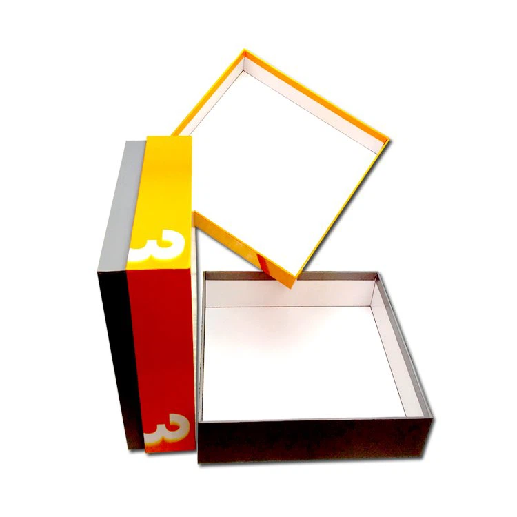 Gold luxury box for clothing packaging